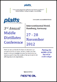 Platts 3rd Annual Middle Distillates Conference agenda